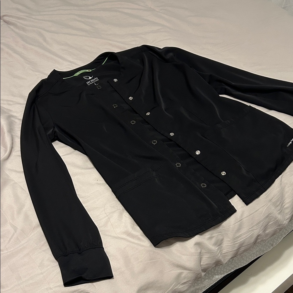 Healing Hands Black Lab Coat